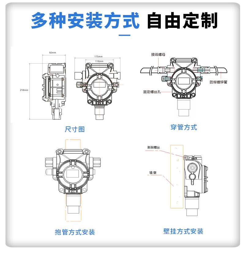 13-s400四合一氣體探測報警器